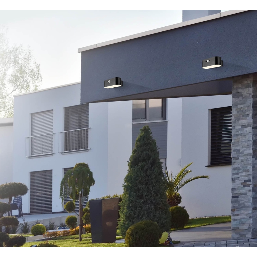 Ηλιακό φωτιστικό τοίχου LED με αισθητήρα SOLARIS2 LED/2,5W/3,7V  4000K IP44