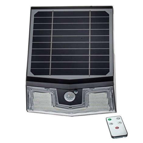Ηλιακό φωτιστικό τοίχου LED με αισθητήρα TRANSFORMER LED/7W/3,7V IP65 + τηλεχειριστήριο