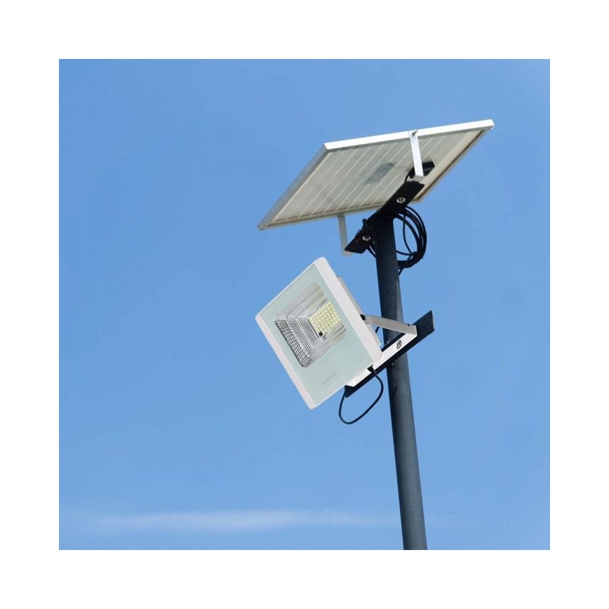 Ηλιακός προβολέας LED Εξωτερικού LED/20W/3,2V IP65 4000K + τηλεχειριστήριο
