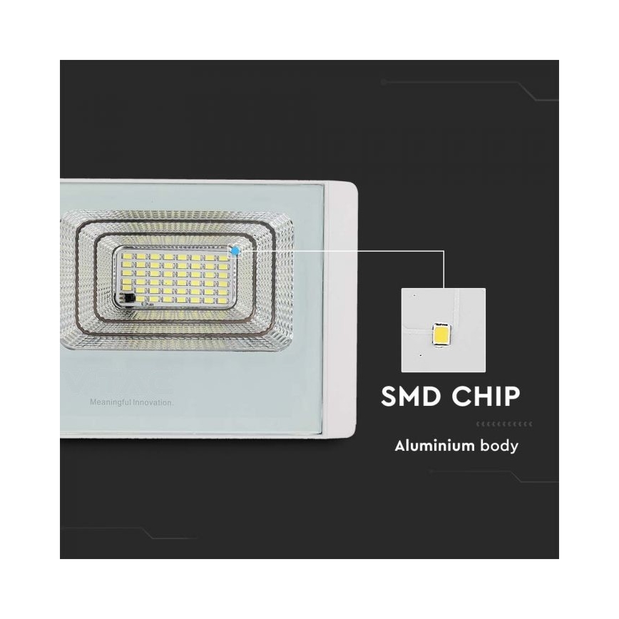 Ηλιακός προβολέας LED Εξωτερικού LED/20W/3,2V IP65 4000K + τηλεχειριστήριο