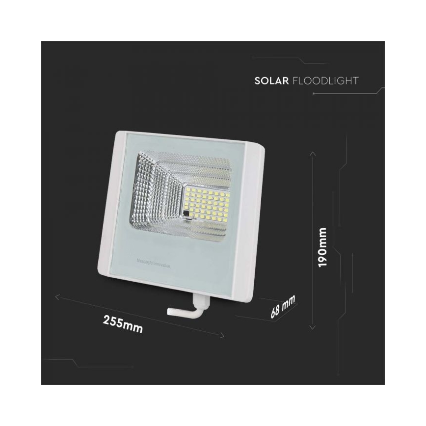 Ηλιακός προβολέας LED Εξωτερικού LED/20W/3,2V IP65 4000K + τηλεχειριστήριο