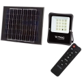 Ηλιακός προβολέας LED εξωτερικού χώρου LED/12W/3,2V 4000K IP65 + τηλεχειριστήριο