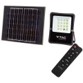Ηλιακός προβολέας LED εξωτερικού χώρου LED/12W/3,2V 6400K IP65 + τηλεχειριστήριο