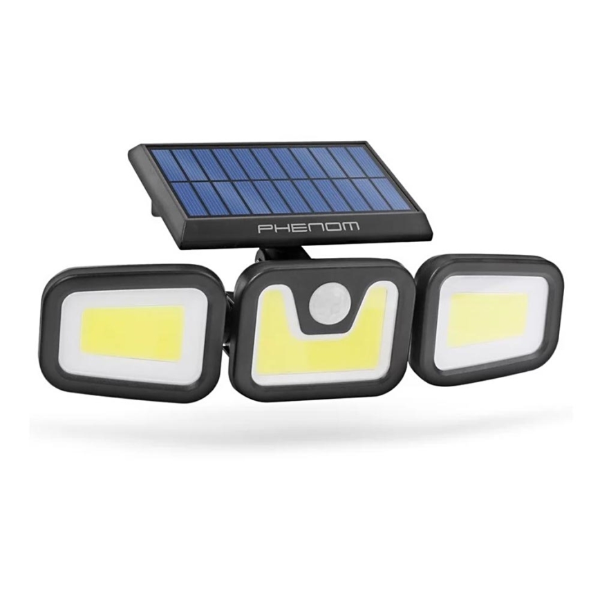 Ηλιακός προβολέας LED με αισθητήρα 3xLED/3,3W/5V IP65 2400 mAh