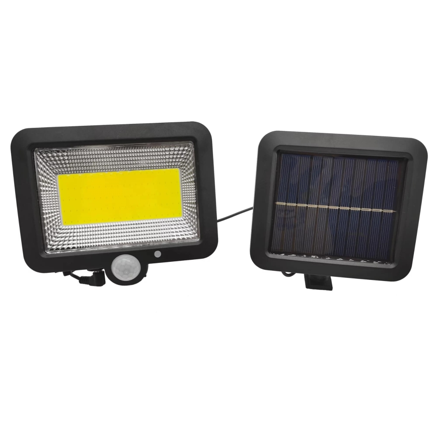 Ηλιακός προβολέας LED με αισθητήρα DUO LED/1W/3,7V IP44