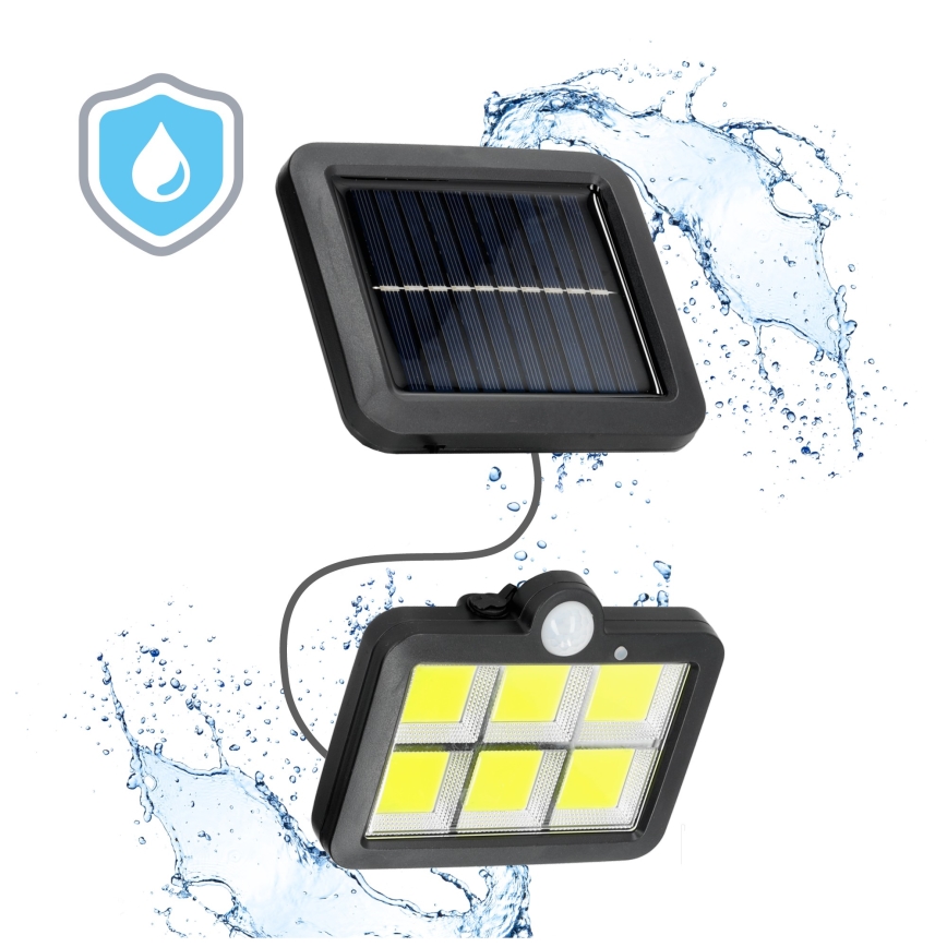 Ηλιακός προβολέας LED με αισθητήρα LED/1,5W/3,7V 6000K IP44 1200 mAh
