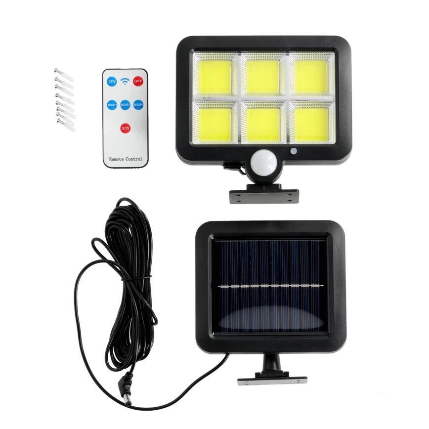 Ηλιακός προβολέας LED με αισθητήρα LED/1,5W/3,7V 6000K IP44 1200 mAh