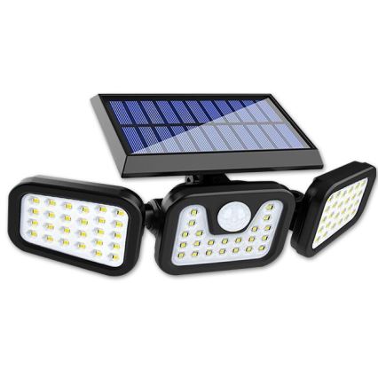 LED Εύκαμπτος ηλιακός προβολέας με αισθητήρα LED/15W/3,7V 2400 mAh IP54 4500K