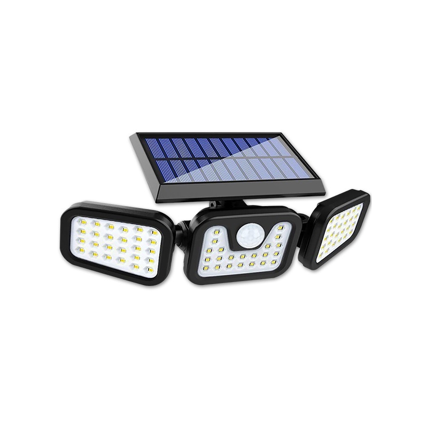 LED Εύκαμπτος ηλιακός προβολέας με αισθητήρα LED/15W/3,7V 2400 mAh IP54 4500K