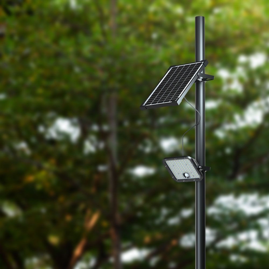 Ηλιακός προβολέας LED με αισθητήρα LED/30W/6,4V 4000K + τηλεχειριστήριο
