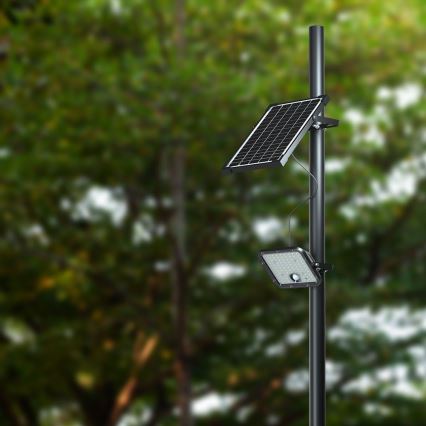 Ηλιακός προβολέας LED με αισθητήρα LED/30W/6,4V 6400K + τηλεχειριστήριο