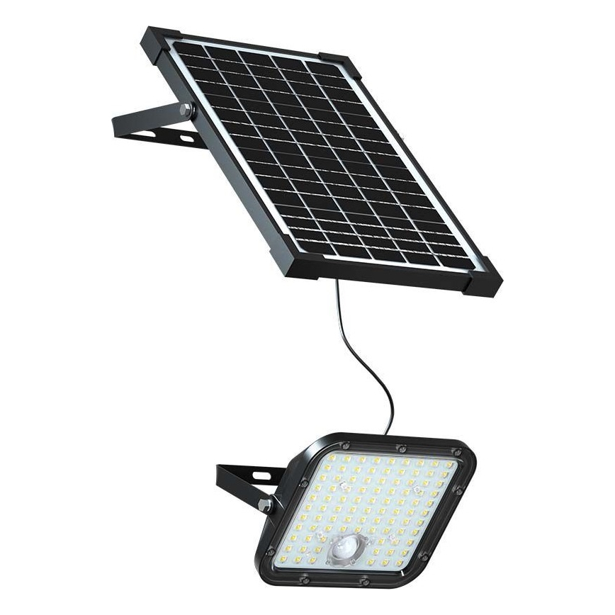 Ηλιακός προβολέας LED με αισθητήρα LED/30W/6,4V 6400K + τηλεχειριστήριο