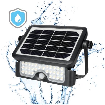 Ηλιακός προβολέας LED με αισθητήρα LED/5W/3,7V 4000K IP65 3000 mAh