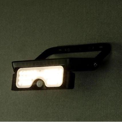 Ηλιακός προβολέας LED με αισθητήρα LED/5W/3,7V IP65 4000K 3000 mAh
