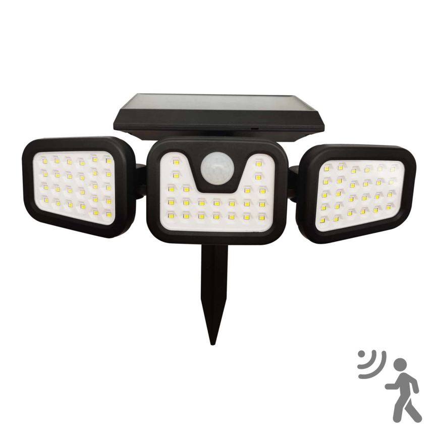 Ηλιακός προβολέας LED με αισθητήρα TRIO LED/0,6W/3,7V 1200 mAh IP44