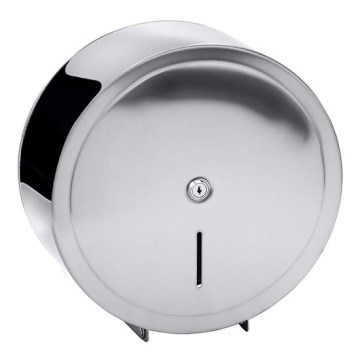 Θήκη χαρτιού 31x32,5 cm ανοξείδωτη/ασημί