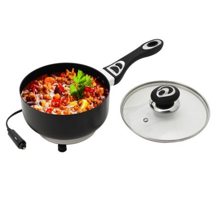 Θερμαινόμενη κατσαρόλα με καπάκι 165W/12V 1,9 l