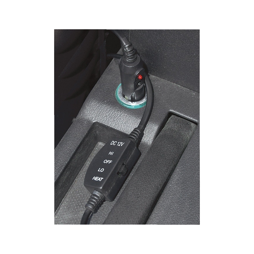 Θερμαινόμενο κάλυμμα καθισμάτων με θερμοστάτη 12V γκρι/μαύρο