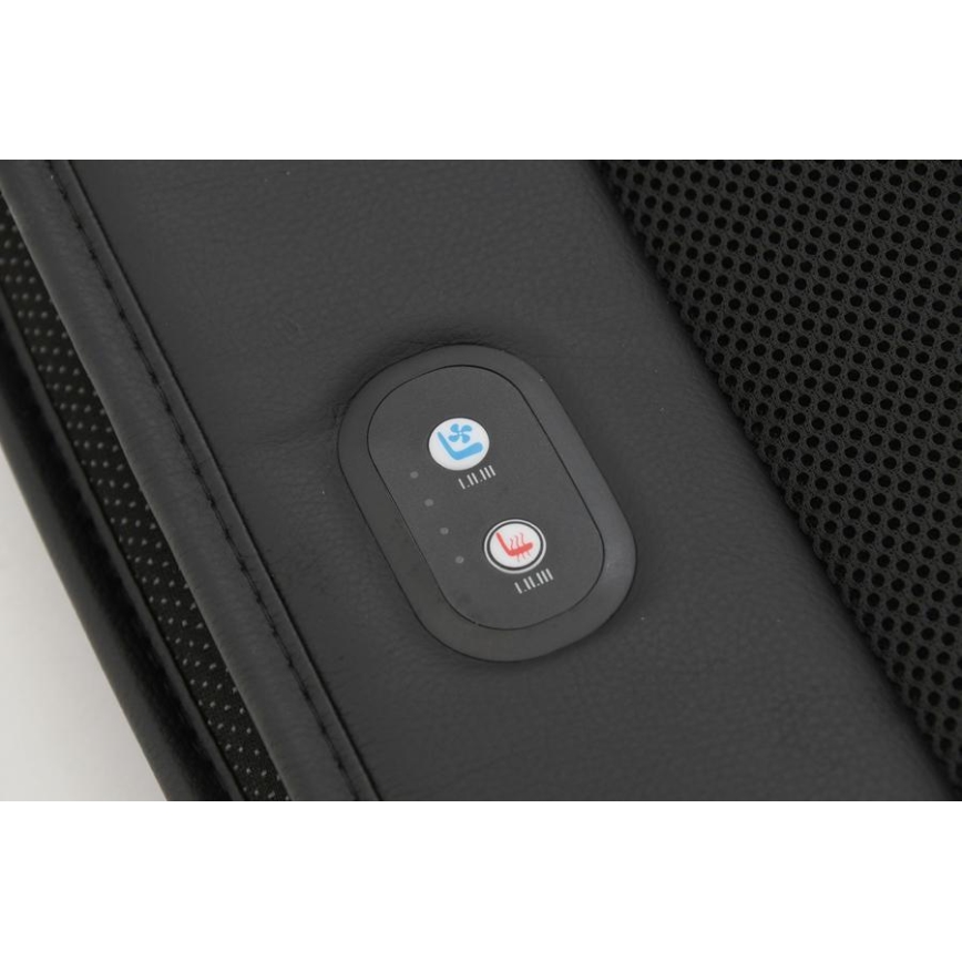 Θερμαινόμενο πλατοκάθισμα PVC με ανεμιστήρα 18W/12V μαύρο