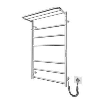 Θερμαντική πετσετοκρεμάστρα μπάνιου HOME 95W/230V 77x53 cm, ανοξείδωτο/χρώμιο, δεξιά