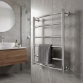 Θερμαντικό σώμα-σκάλα για μπάνιο INOX CLASSIC 122W/230V 57x53 cm από ανοξείδωτο ατσάλι/γυαλισμένο χρώμιο