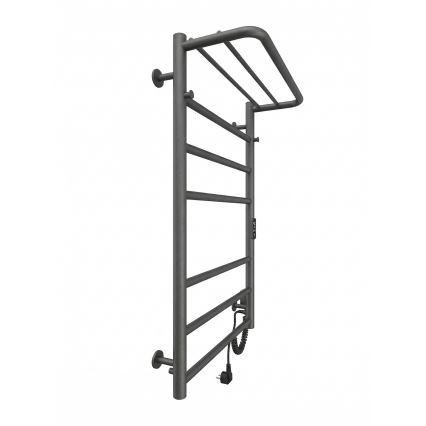 Θερμαντικό σώμα-σκάλα μπάνιου HOME 95W/230V 77x53 cm ανοξείδωτο/ανθρακί δεξιά