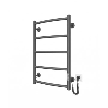 Θερμαντικό σώμα πετσετών CLASSIC 65W/230V 66x42 cm ανοξείδωτο/ανθρακί δεξιά