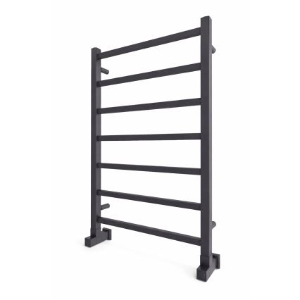 Θερμαντικό σώμα πετσετών για μπάνιο INOX TOKIO 161W/230V 77x53 cm, ανοξείδωτο ατσάλι/ανθρακί