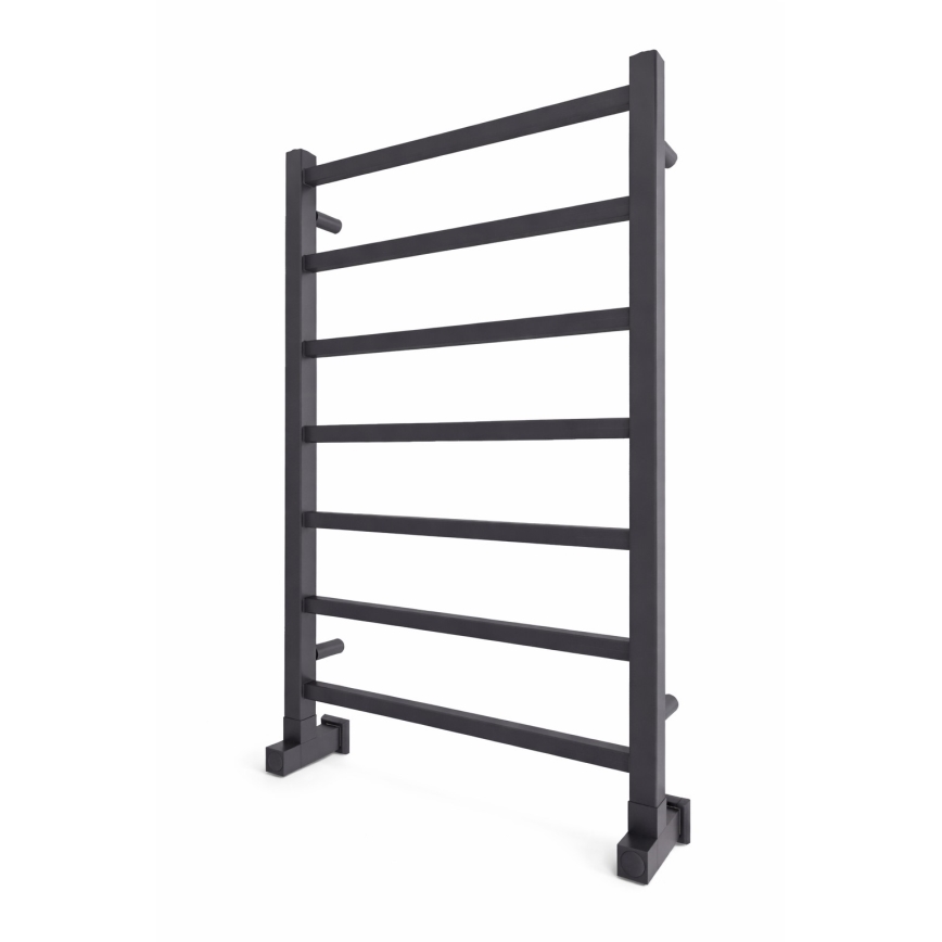 Θερμαντικό σώμα πετσετών για μπάνιο INOX TOKIO 161W/230V 77x53 cm, ανοξείδωτο ατσάλι/ανθρακί