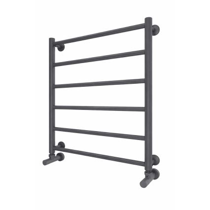 Θερμαντικό σώμα πετσετών μπάνιου INOX FLAT, 122W/230V, 57x43 cm, ανοξείδωτο/ανθρακί