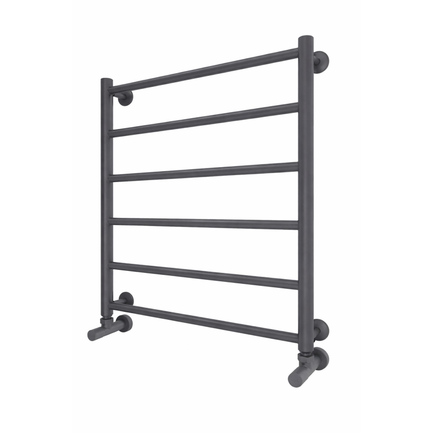 Θερμαντικό σώμα πετσετών μπάνιου INOX FLAT, 122W/230V, 57x43 cm, ανοξείδωτο/ανθρακί