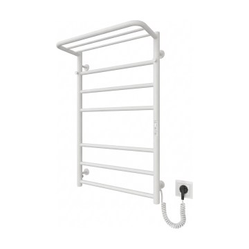 Θερμαντικό σώμα τύπου σκάλα για μπάνιο HOME 95W/230V 77x53 cm ανοξείδωτο/λευκό δεξιά