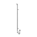 Θερμαντικό σώμα μπάνιου RAY 25W/230V 110x30 cm IP44 ανοξείδωτο ατσάλι/γυαλισμένο χρώμιο