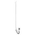 Θερμαντικό σώμα μπάνιου RAY 25W/230V 110x30 cm IP44 ανοξείδωτο/λευκό