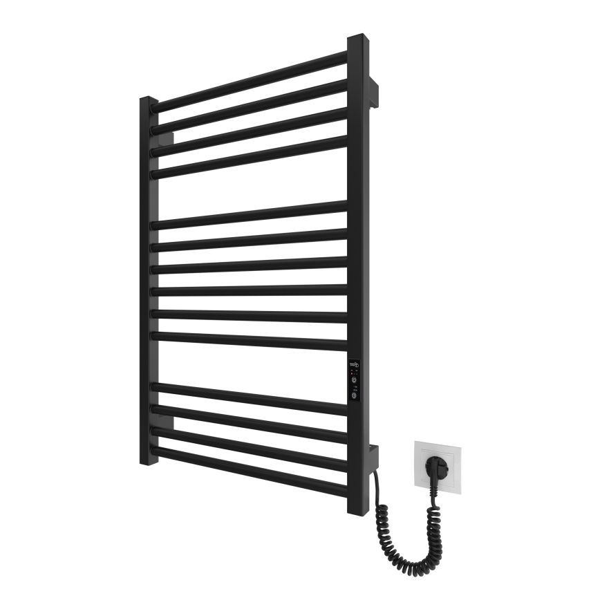 Θερμαντικό σώμα μπάνιου τύπου σκάλα HF DERBY 170W/230V 77x53 cm μαύρο IP44
