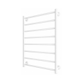 Θερμαντικό σώμα μπάνιου τύπου σκάλα INOX FLAT 163W/230V 77x53 cm ανοξείδωτο/λευκό
