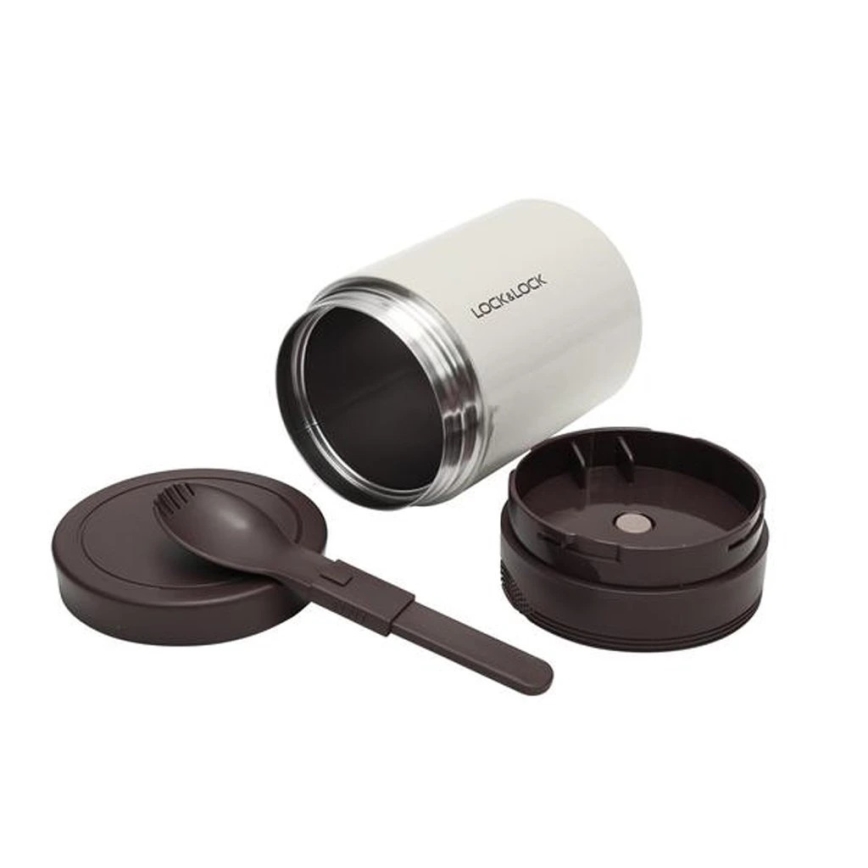 Θερμός για φαγητό και ποτό WAVE 0,5 l λευκός