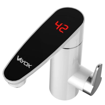 Ροής θερμοσίφωνας με οθόνη LED 3000W/230V IPX4 λευκός