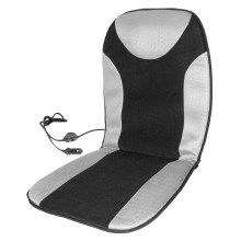 Θερμαινόμενο κάλυμμα καθισμάτων με θερμοστάτη 12V γκρι/μαύρο