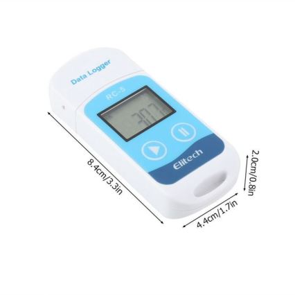Θερμόμετρο καταγραφής USB/1xCR2032 IP67