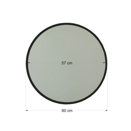 Καθρέπτης τοίχου AYNA 60 cm μαύρος