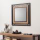 Καθρέπτης τοίχου COSMO 70x70 cm καφέ/μαύρο