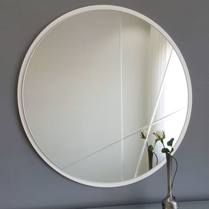 Καθρέπτης τοίχου δ. 60 cm ασημί