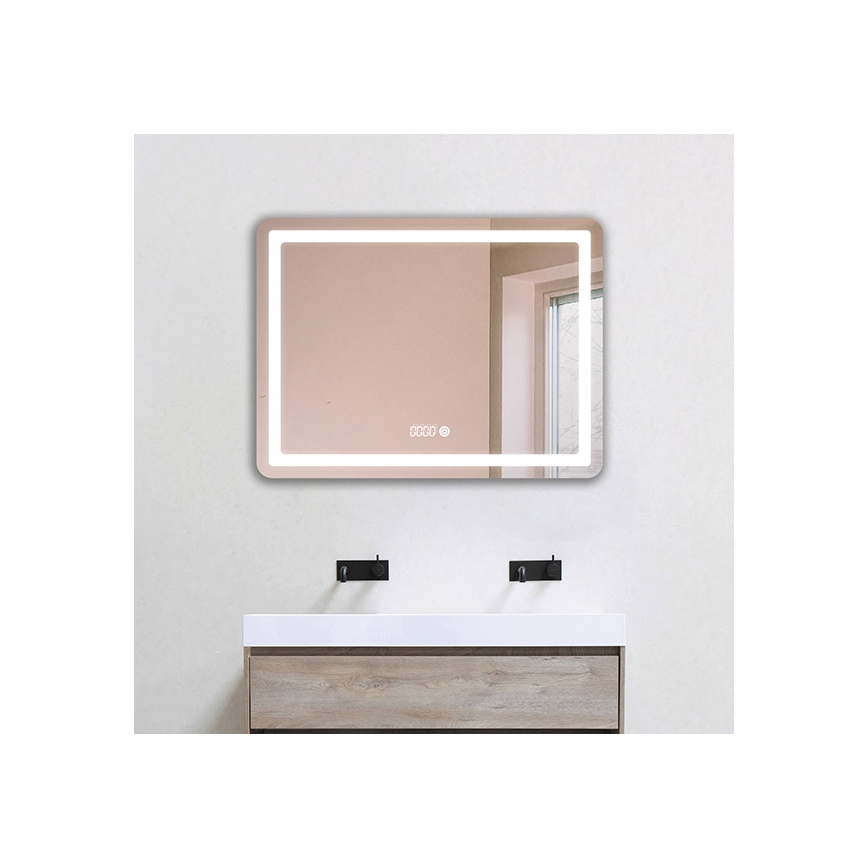 Kαθρέφτης μπάνιου με οπίσθιο φωτισμό dimming LED LED/20W/230V 4000K IP44