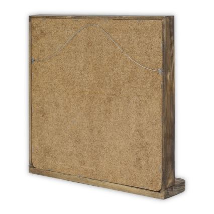 Καθρέφτης τοίχου 33x32,5 cm πεύκο/μπλε