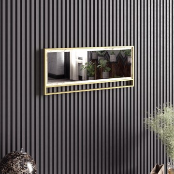 Καθρέφτης τοίχου POLKA 37,8x90 cm χρυσαφί