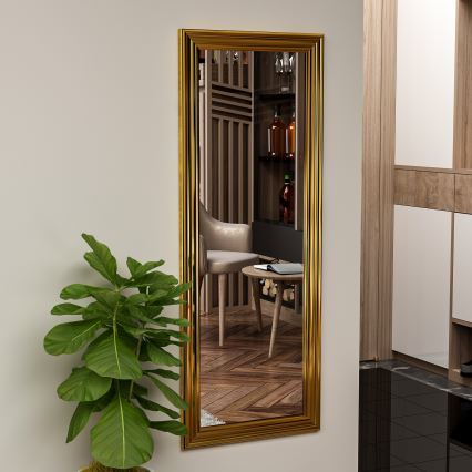 Καθρέφτης τοίχου SMOOTH 105x40 cm χρυσό