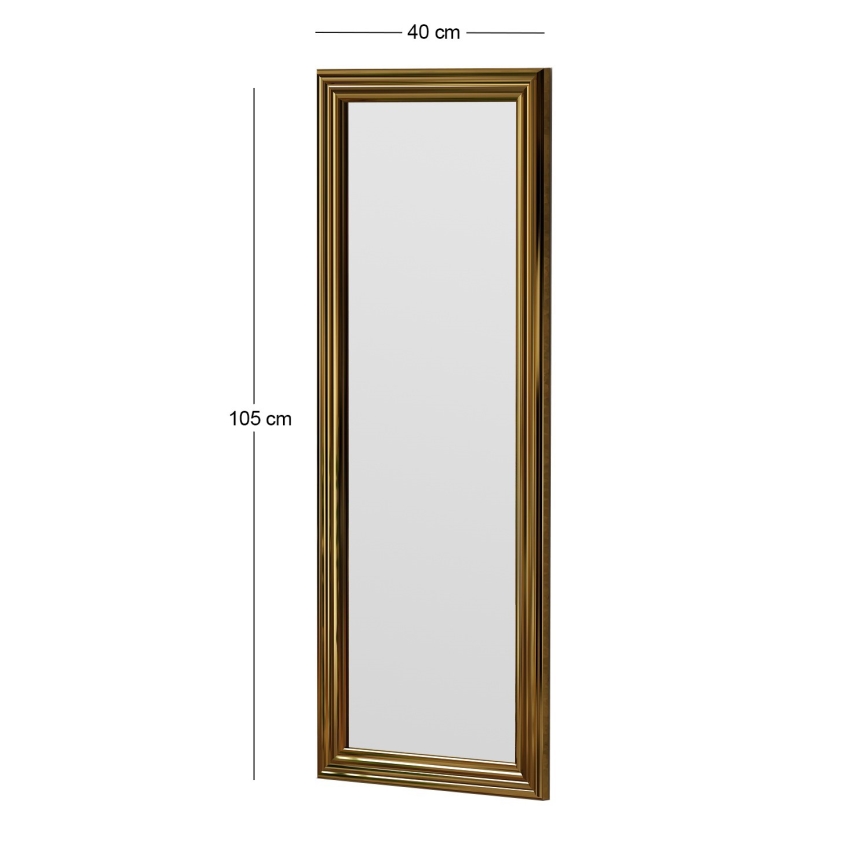 Καθρέφτης τοίχου SMOOTH 105x40 cm χρυσό