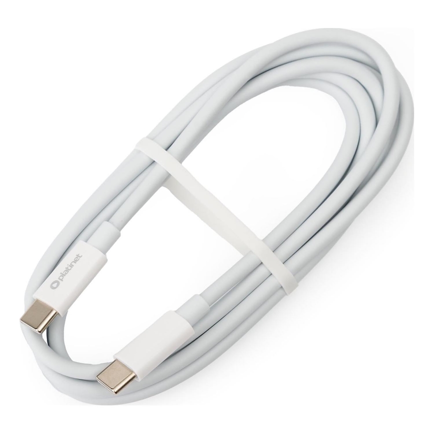 Καλώδιο USB USB-C / USB-C connector 100W 1,5m λευκό