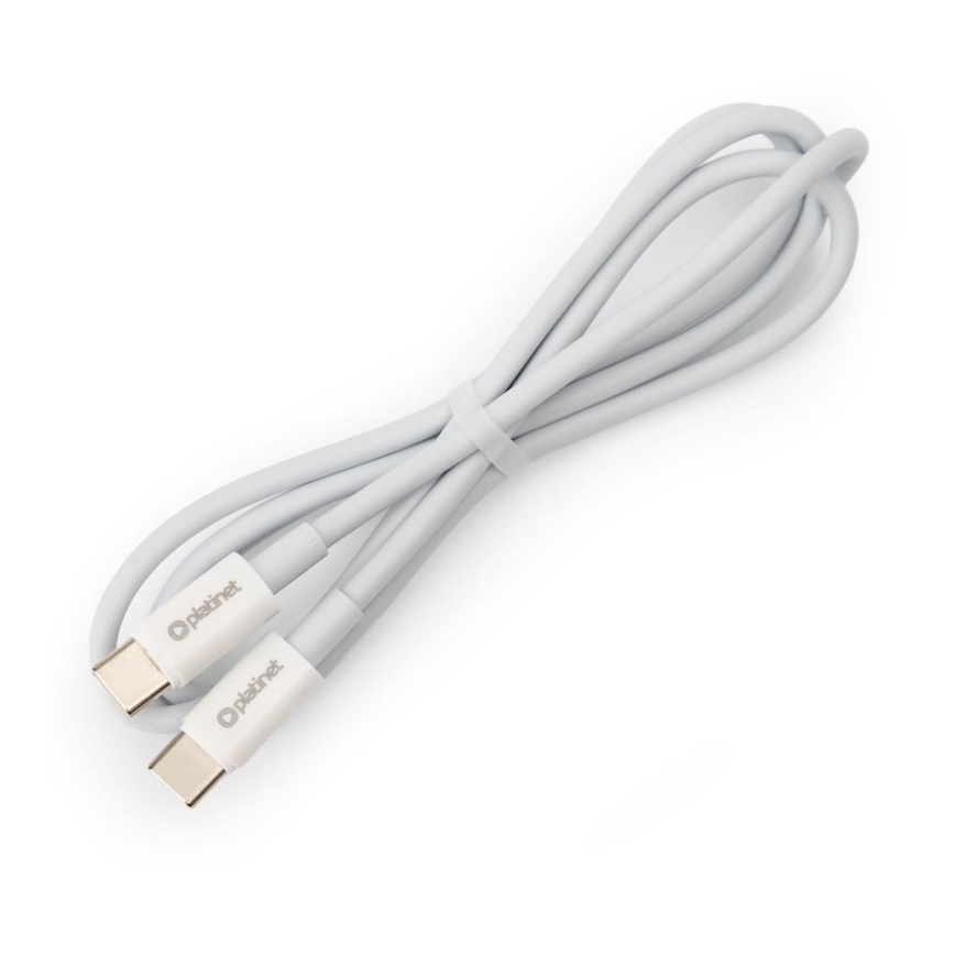 Καλώδιο USB USB-C / USB-C connector 60W 1m λευκό